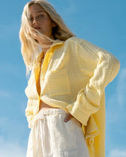 BILLABONG WOMENS WANDERER LONG SLEEVE SHIRT – SUNLIGHT