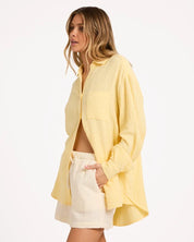 BILLABONG WOMENS WANDERER LONG SLEEVE SHIRT – SUNLIGHT