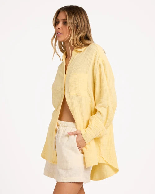 BILLABONG WOMENS WANDERER LONG SLEEVE SHIRT – SUNLIGHT