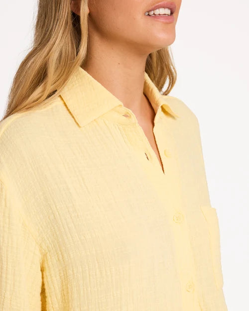 BILLABONG WOMENS WANDERER LONG SLEEVE SHIRT – SUNLIGHT