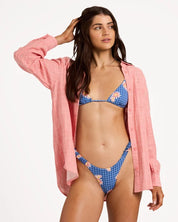 BILLABONG WOMENS WANDERER STRIPE LONG SLEEVE SHIRT – SUGAR ALMOND