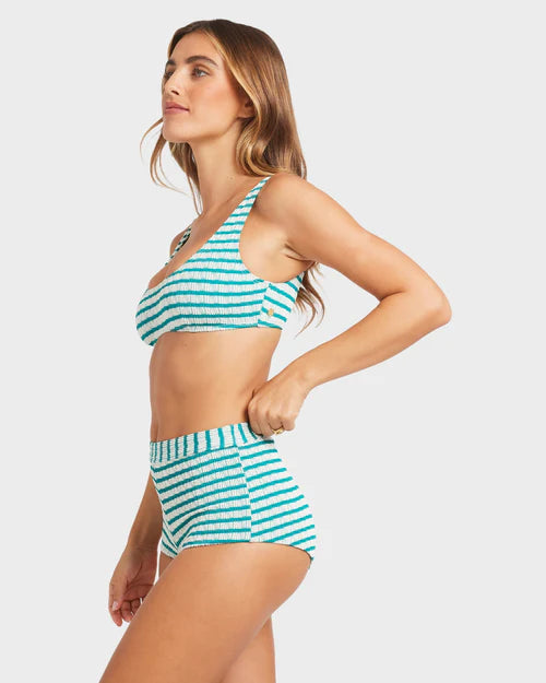 BILLABONG WOMENS WAVEY DAZE AVALON BIKINI BOTTOM (DEEP SEA)