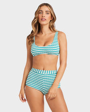 BILLABONG WOMENS WAVEY DAZE AVALON BIKINI BOTTOM (DEEP SEA)