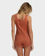 BILLABONG WOMENS WILD PURSUIT OVERALLS (STRIPE)