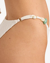 BILLABONG WOMENS WILD WATERS ZOE PANT BIKINI BOTTOM – SALT CRYSTAL
