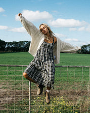 BILLABONG WOMENS WONDERS MIDI DRESS – BLACK SANDS