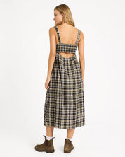 BILLABONG WOMENS WONDERS MIDI DRESS – BLACK SANDS