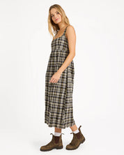 BILLABONG WOMENS WONDERS MIDI DRESS – BLACK SANDS