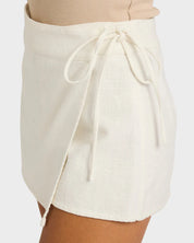 BILLABONG WOMENS YOUR CRUSH SKORT SALT CRYSTAL COASTAL SUMMER STYLE