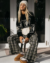 BILLABONG WONDERS ELASTIC WAIST PANTS – BLACK SANDS
