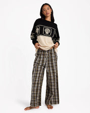 BILLABONG WONDERS ELASTIC WAIST PANTS – BLACK SANDS