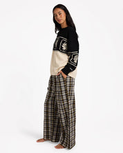 BILLABONG WONDERS ELASTIC WAIST PANTS – BLACK SANDS
