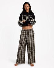 BILLABONG WONDERS ELASTIC WAIST PANTS – BLACK SANDS