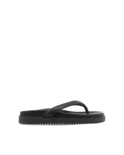 BILLINI ARMANI PLATFORM THONG SANDALS - BLACK