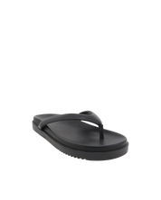 BILLINI ARMANI PLATFORM THONG SANDALS - BLACK