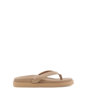 BILLINI ARMANI PLATFORM THONG SANDALS - CLAY