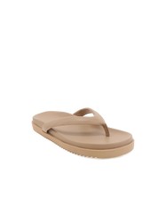 BILLINI ARMANI PLATFORM THONG SANDALS - CLAY
