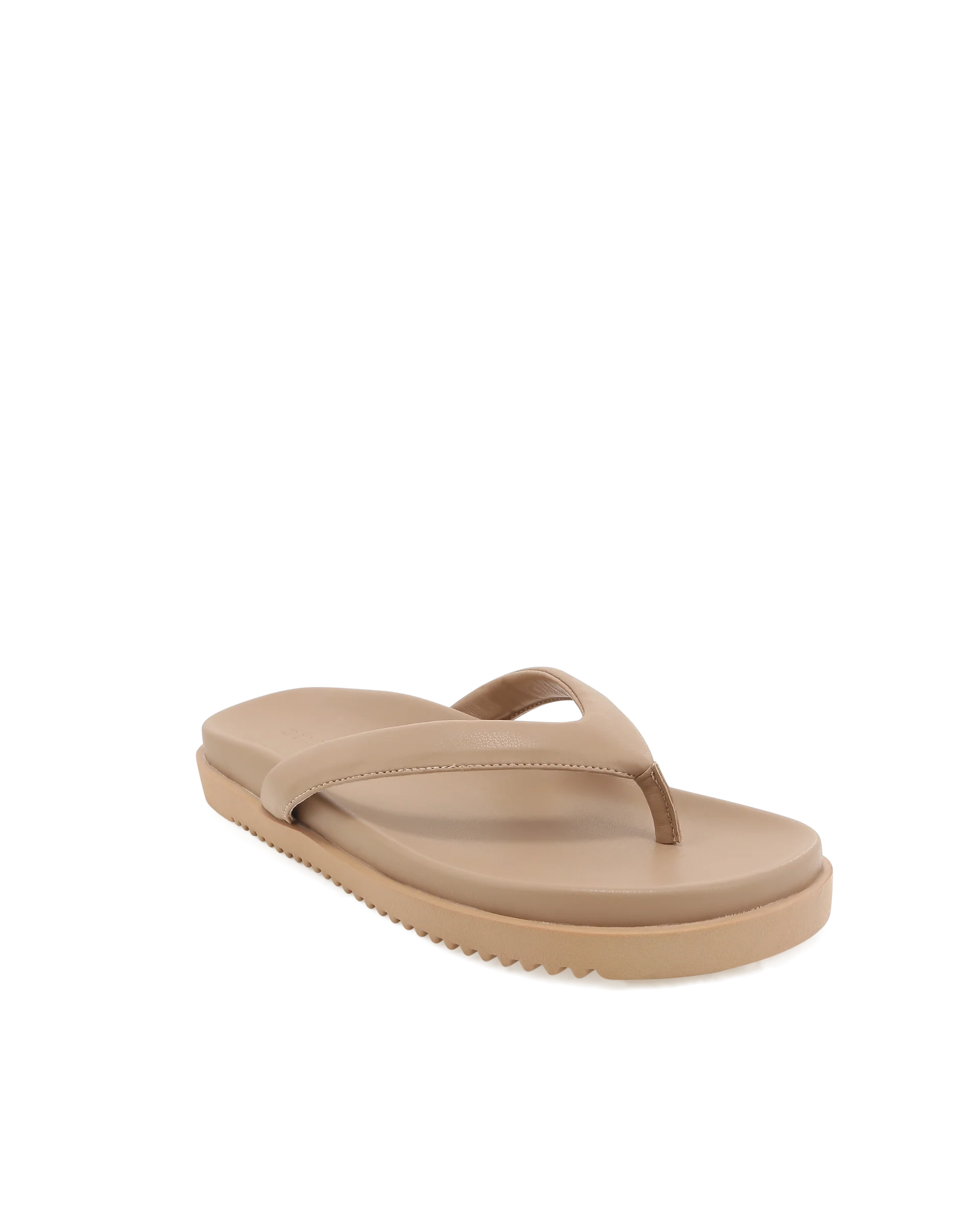 BILLINI ARMANI PLATFORM THONG SANDALS - CLAY
