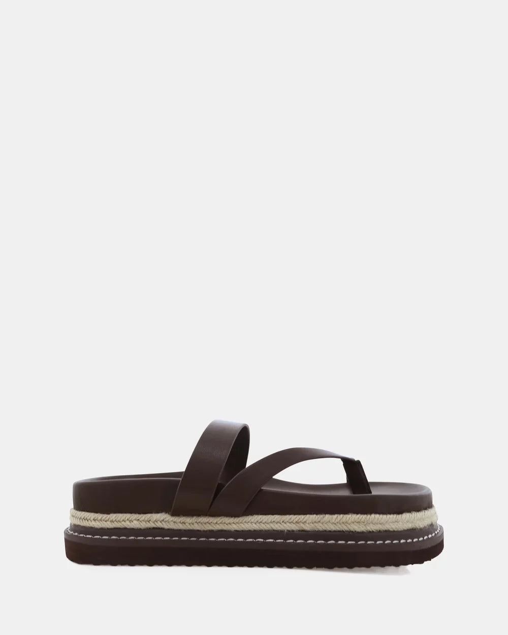 BILLINI AVERYELLE FLATFORM SLIDES - CHOCOLATE