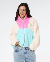 RIP CURL BLOCK PARTY II ZIP THROUGH POLAR FLEECE – BONE
