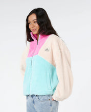RIP CURL BLOCK PARTY II ZIP THROUGH POLAR FLEECE – BONE