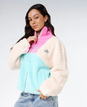 RIP CURL BLOCK PARTY II ZIP THROUGH POLAR FLEECE – BONE