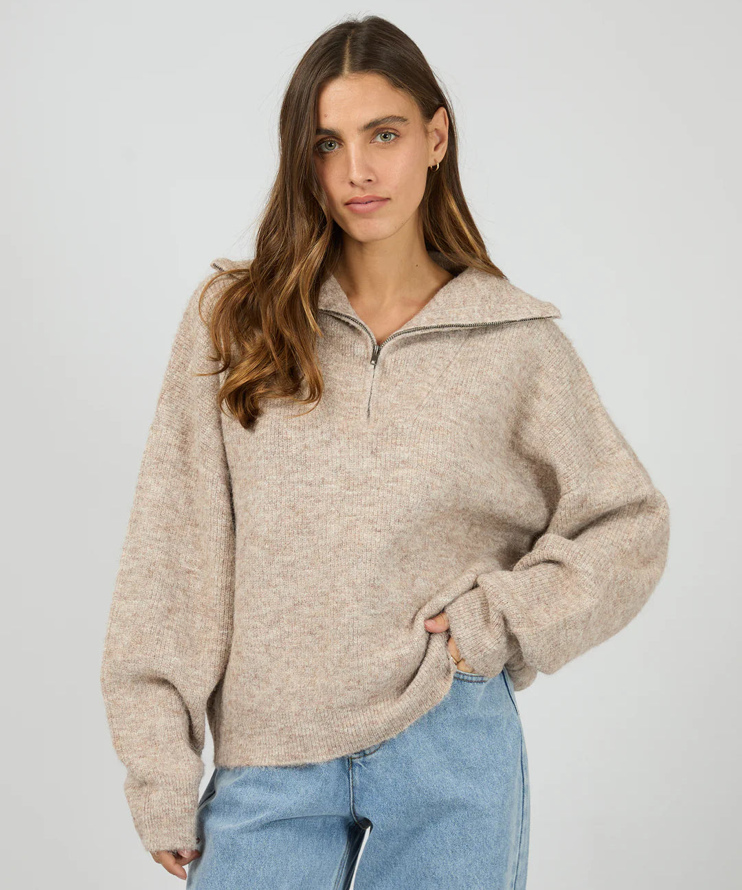 bonnie-knit-quarter-zip-jumper-brown.webp