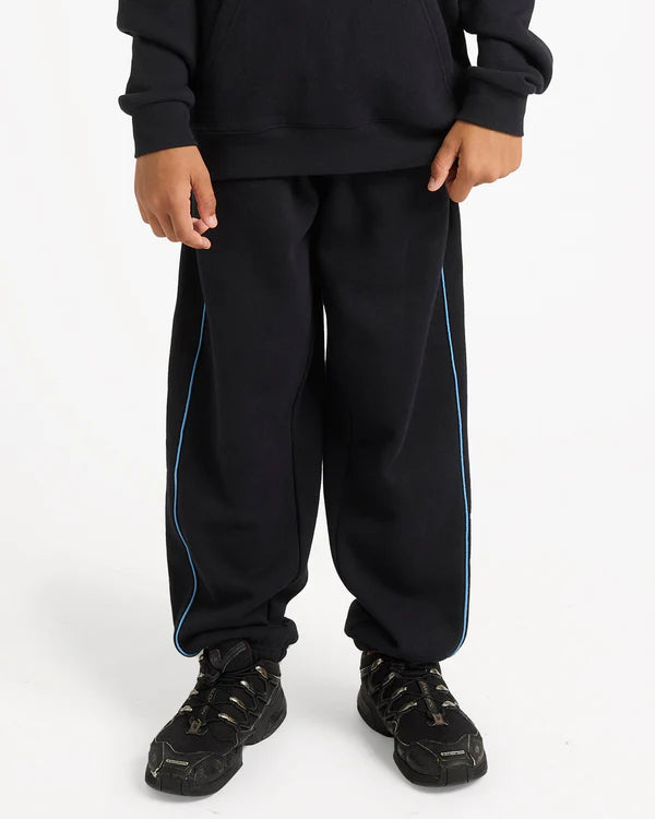 QUIKSILVER BOYS 8-16 PANELLED TRACK PANTS BLACK