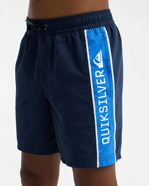 QUIKSILVER BOYS EVERYDAY CLIKER 15" SWIM SHORTS SURF BOARDIES DARK NAVY