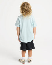 QUIKSILVER BOYS TROPIC TIDES T SHIRT 2-7 AIRY BLUE SURF TEE