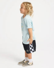 QUIKSILVER BOYS TROPIC TIDES T SHIRT 2-7 AIRY BLUE SURF TEE