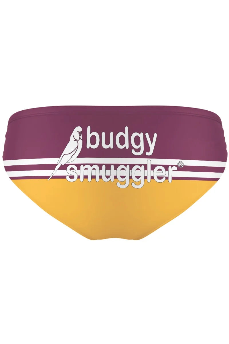 BUDGY SMUGGLER MEN'S BRISBANE BRONCOS 1999 SWIM BRIEFS