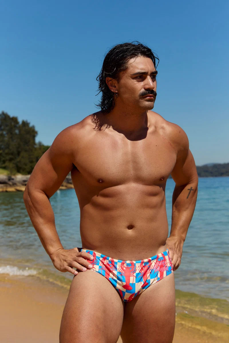 BUDGY SMUGGLER MEN'S LOBSTARS SWIM BRIEFS