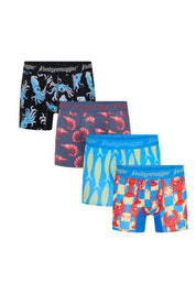 BUDGY SMUGGLER MEN'S UNDERWEAR TRUNKS 4 PACK - STRONG SWIMMERS