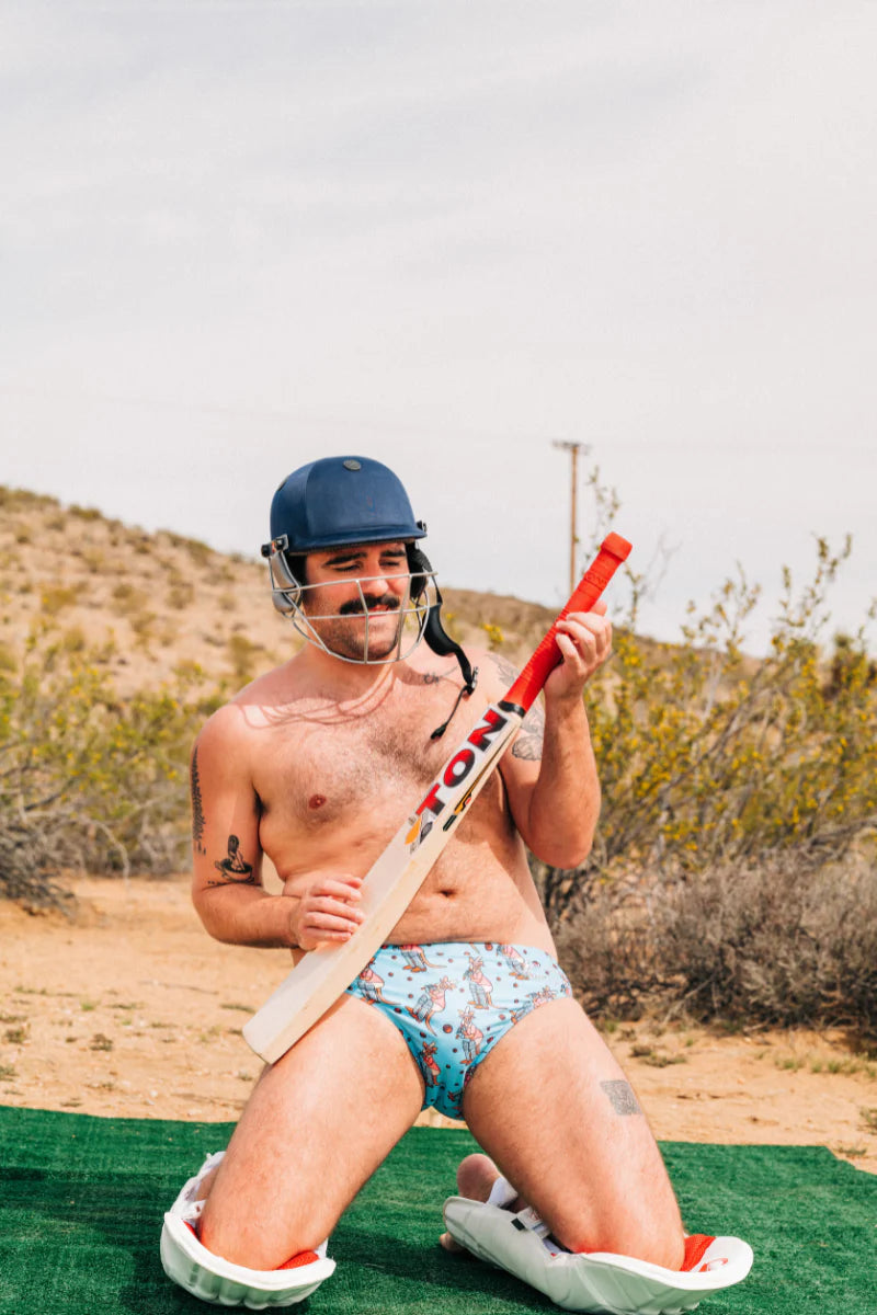 BUDGY SMUGGLERS TEST MATCH TAILS LIMITED EDITION MEN’S SWIM BRIEF – AUSTRALIA MADE