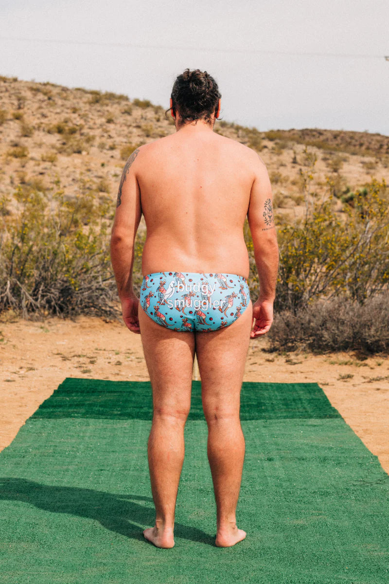 BUDGY SMUGGLERS TEST MATCH TAILS LIMITED EDITION MEN’S SWIM BRIEF – AUSTRALIA MADE