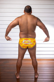 BUDGY SMUGGLERS XXXX LOGO CUSTOM MEN’S SWIM BRIEF – YEPPOON 4703 EDITION