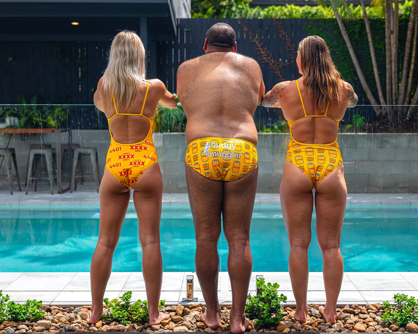 BUDGY SMUGGLERS XXXX LOGO CUSTOM MEN’S SWIM BRIEF – YEPPOON 4703 EDITION