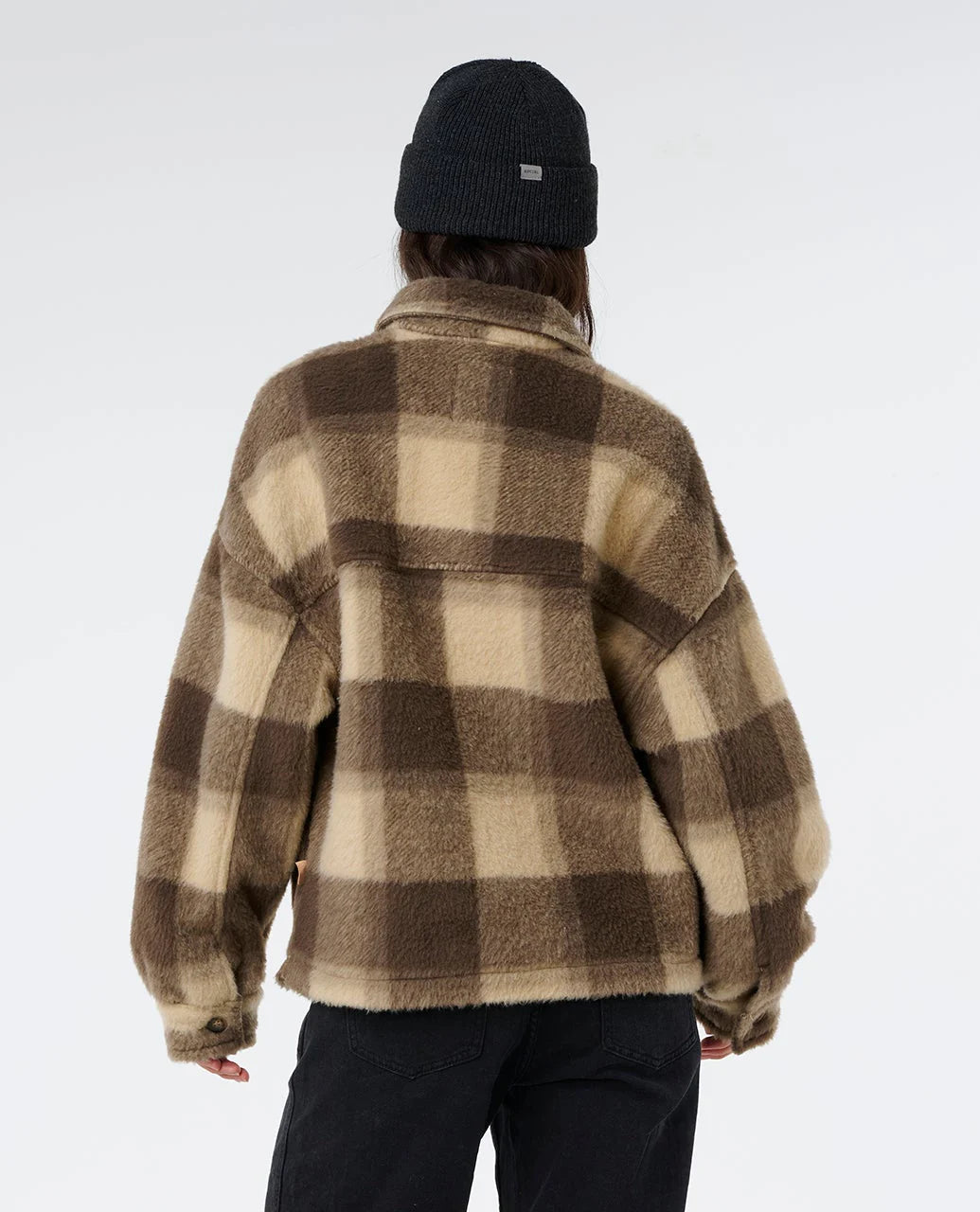 RIP CURL CALA NIGHTS CHECK JACKET – KHAKI