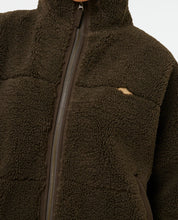 RIP CURL CALA NIGHTS SHERPA JACKET – BLACK OLIVE