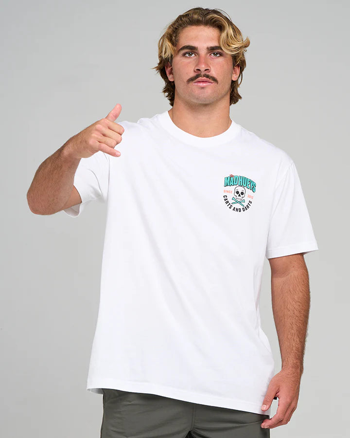 CARTS AND DARTS | SS TEE - WHITE