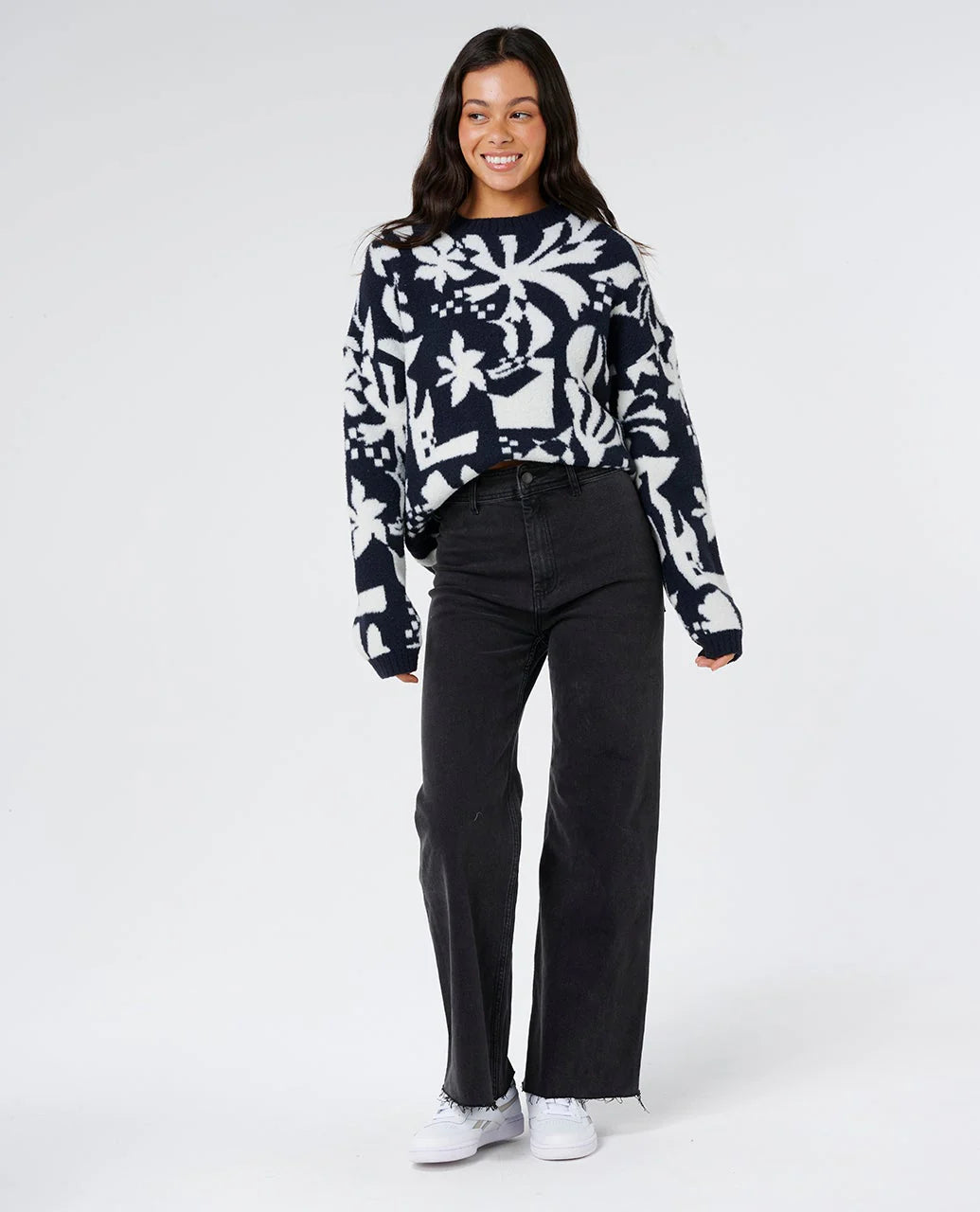 RIP CURL CATALINA ISLANDS SWEATER – BLACK