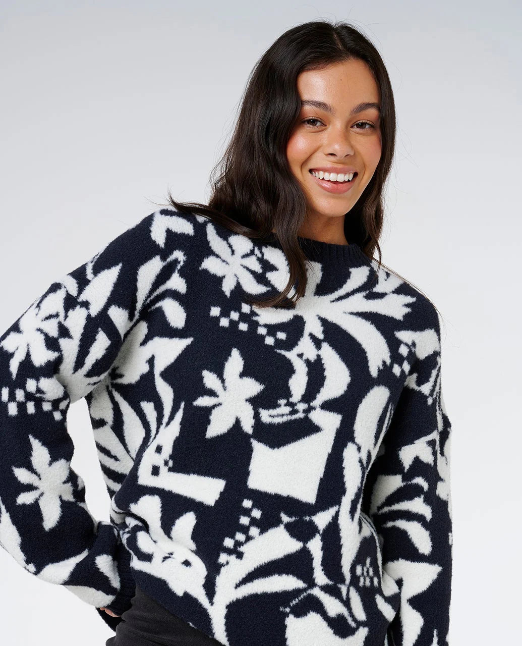 RIP CURL CATALINA ISLANDS SWEATER – BLACK