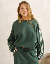 RHYTHM CONTRAST SWEATSHIRT HUNTER