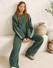 RHYTHM CONTRAST SWEATSHIRT HUNTER