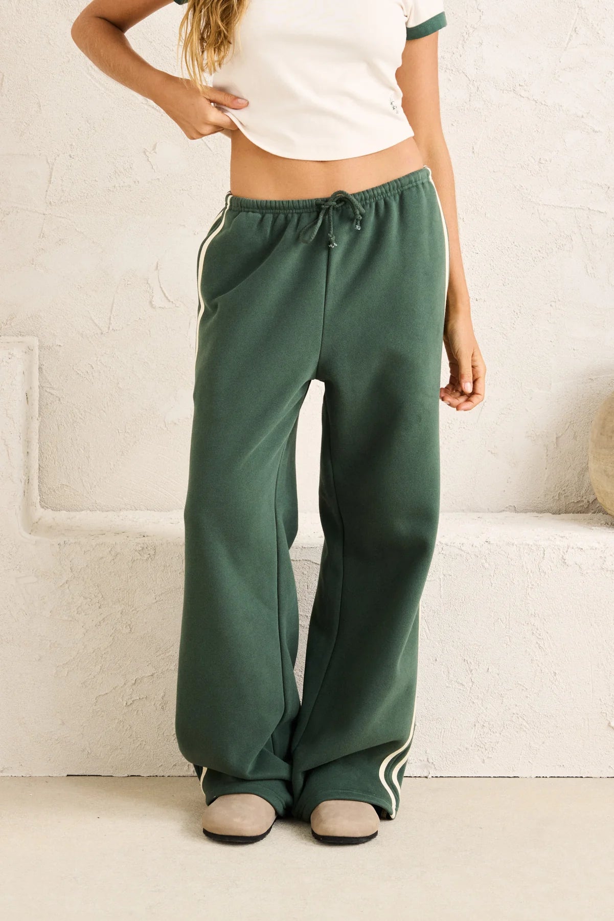 RHYTHM CONTRAST TRACK PANT HUNTER