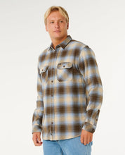 RIP CURL COUNT FLANNEL SHIRT BROWN BLUE