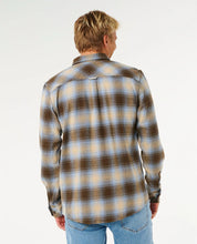 RIP CURL COUNT FLANNEL SHIRT BROWN BLUE