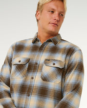 RIP CURL COUNT FLANNEL SHIRT BROWN BLUE