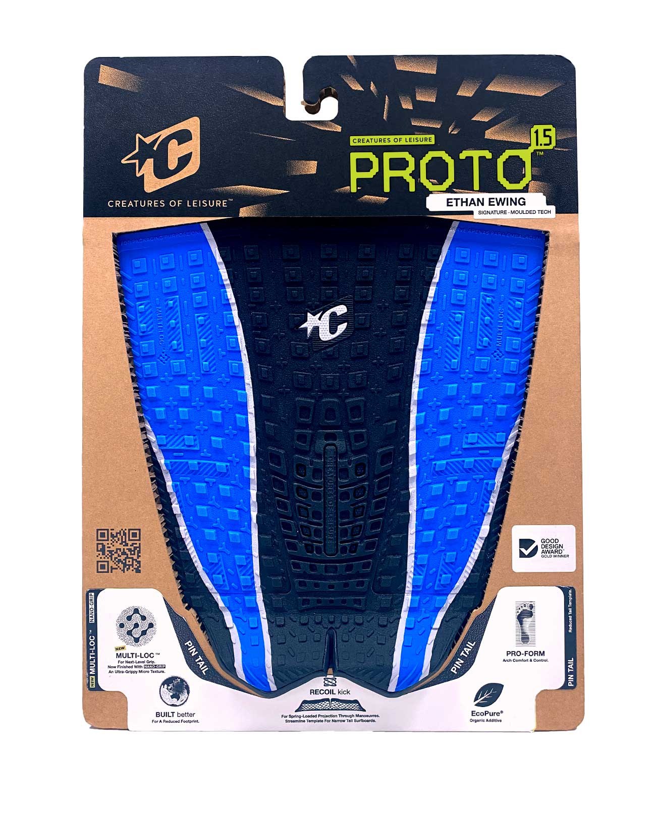 CREATURES OF LEISURE PROTO 1.5 PIN TAIL ETHAN EWING SIGNATURE TRACTION PAD